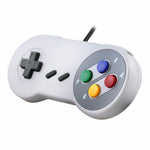 Nintendo SNES Wired Controller Replacement Coloured Buttons