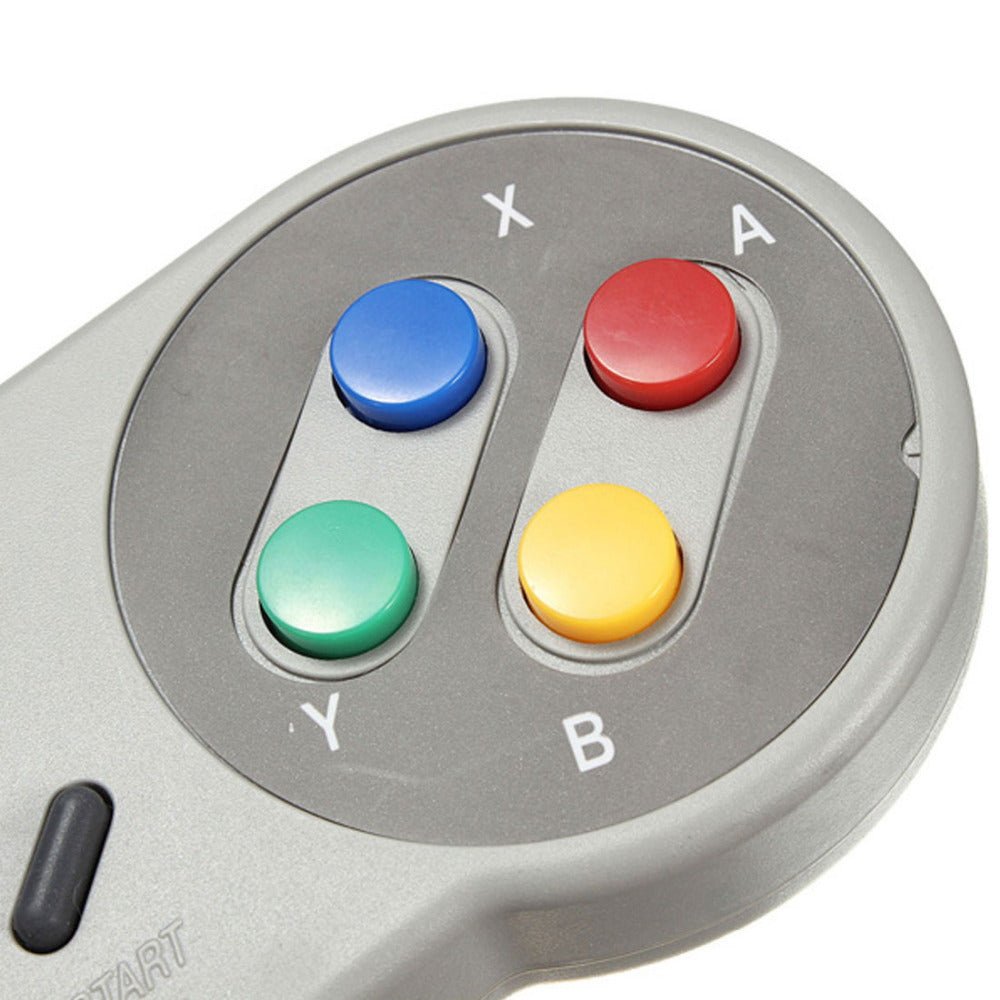 Nintendo SNES Wired Controller Replacement Coloured Buttons