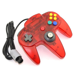 Nintendo 64 Transparent Wired Controller Replacement Multi Color