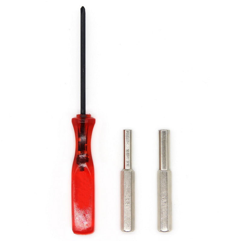 Nintendo 3.8mm + 4.5mm Security Bit + Triwing Screwdriver P20 Tool Pack (NES, SNES, N64, Gamecube, Gameboy, GBA)