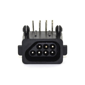 Replacement Controller 180/90 Degree 7 Pin Female Connector Port Socket for Nintendo NES